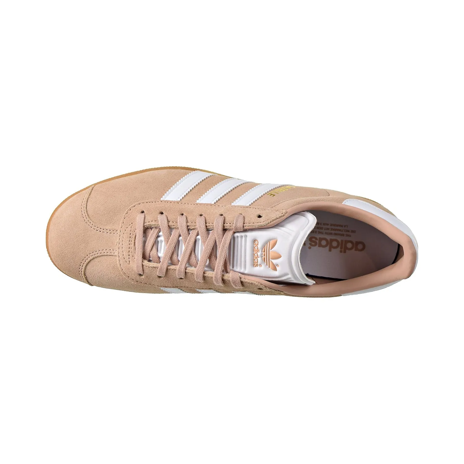 Adidas Gazelle Mens Shoes Ash Pearl/Cloud White/Gum