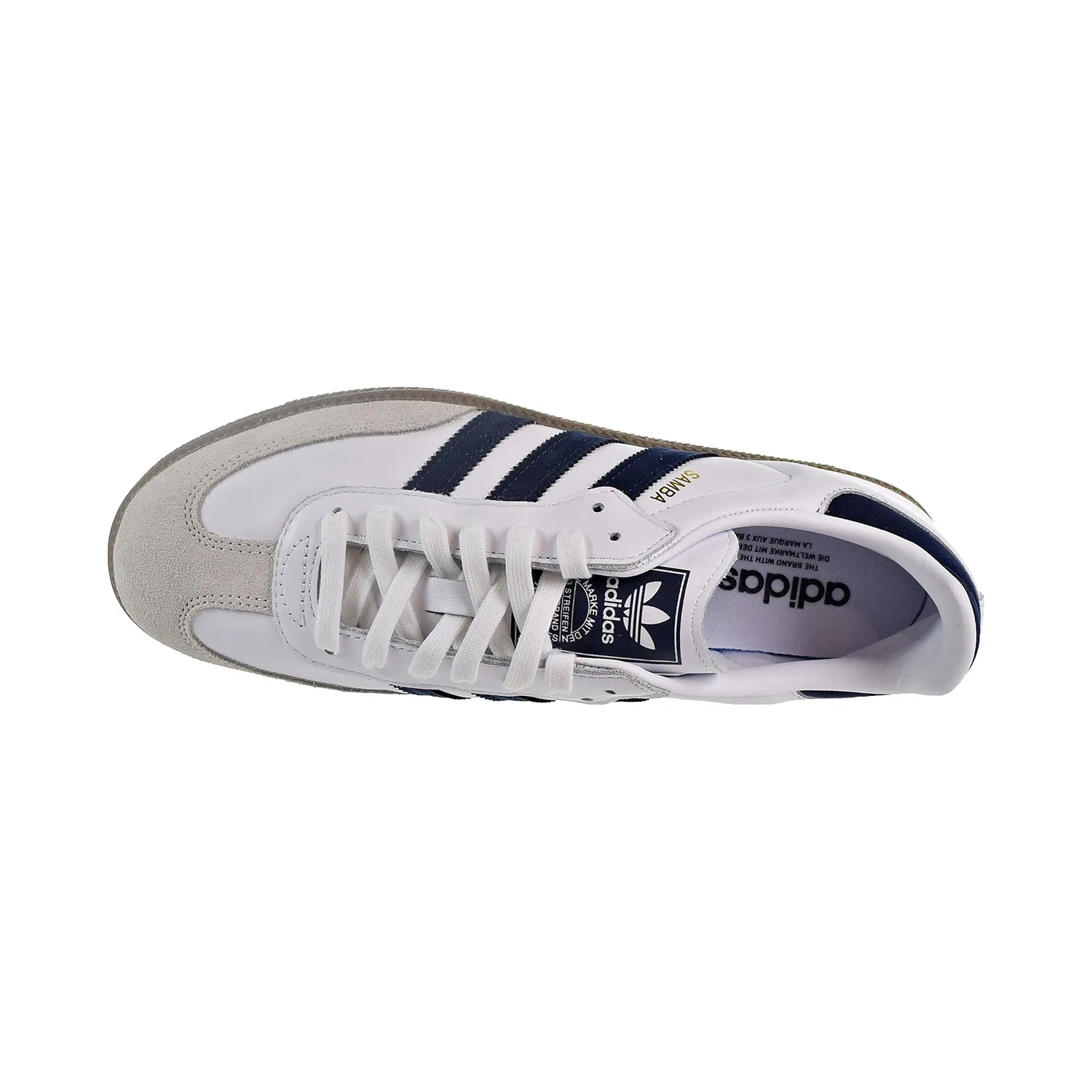 Adidas Samba OG Men's Shoes Cloud White-Collegiate Navy-Crystal White