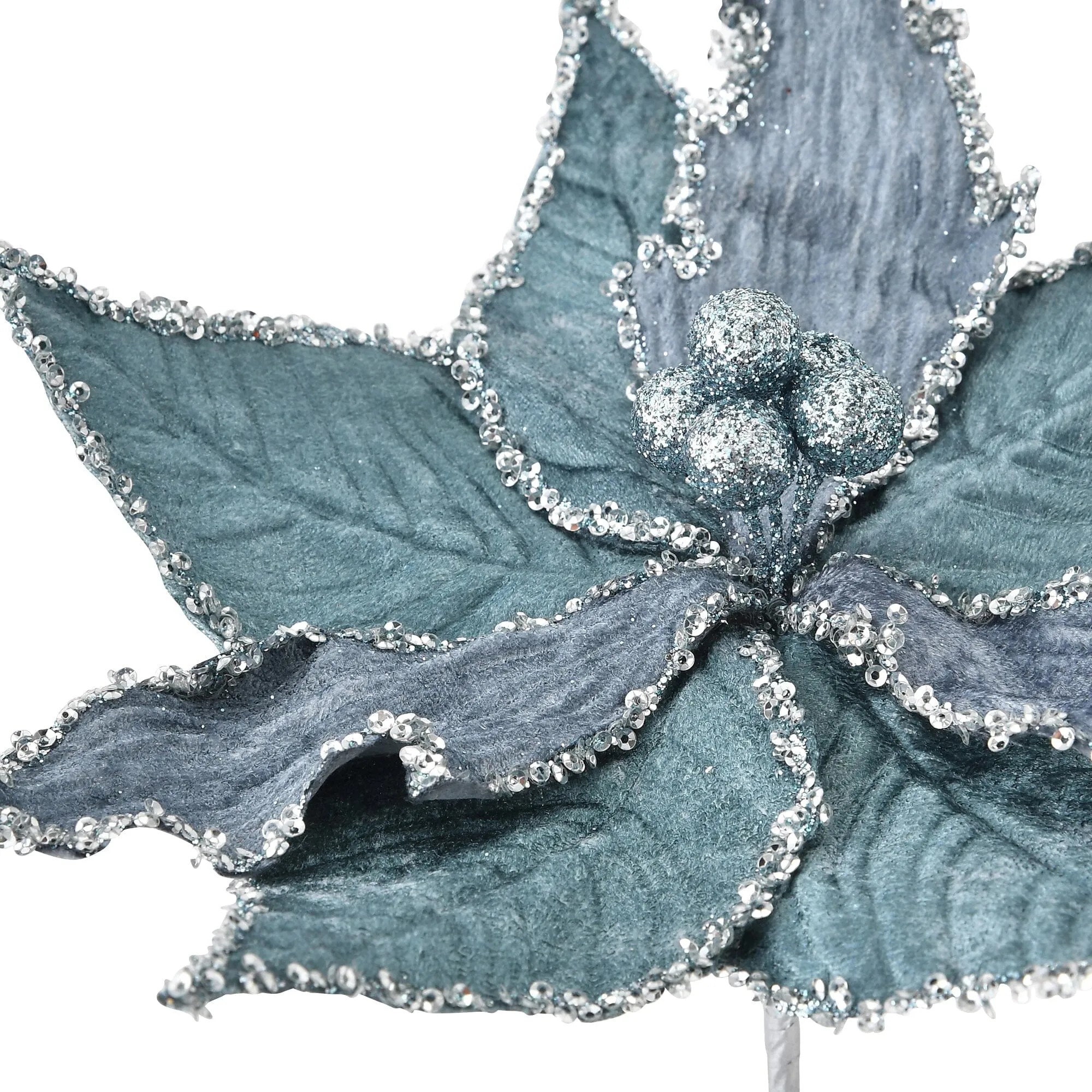 Art Plants Velvet Flower Navy