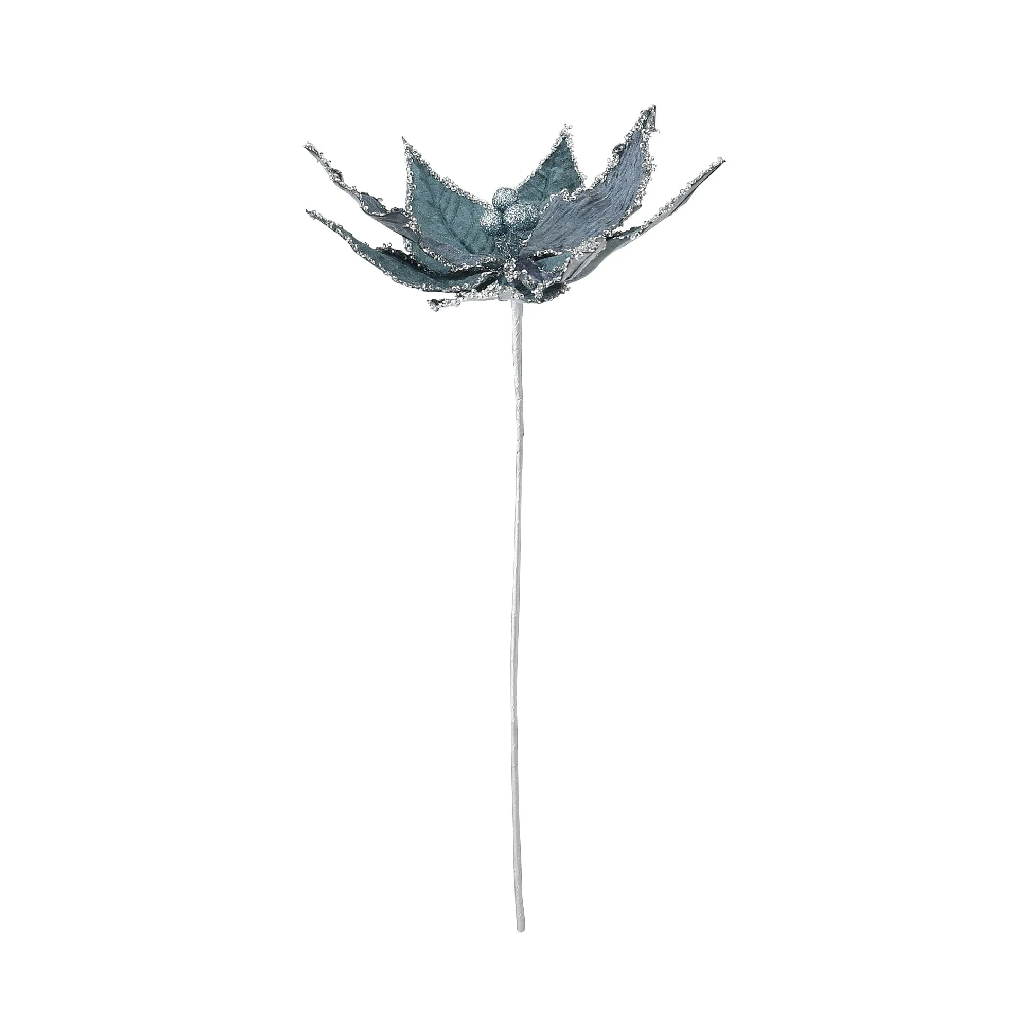 Art Plants Velvet Flower Navy