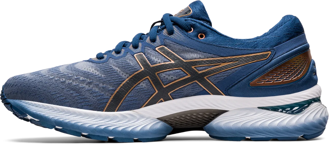 Asics Men's Gel-Nimbus 22 Running Shoes in Glacier Grey/Graphite Grey