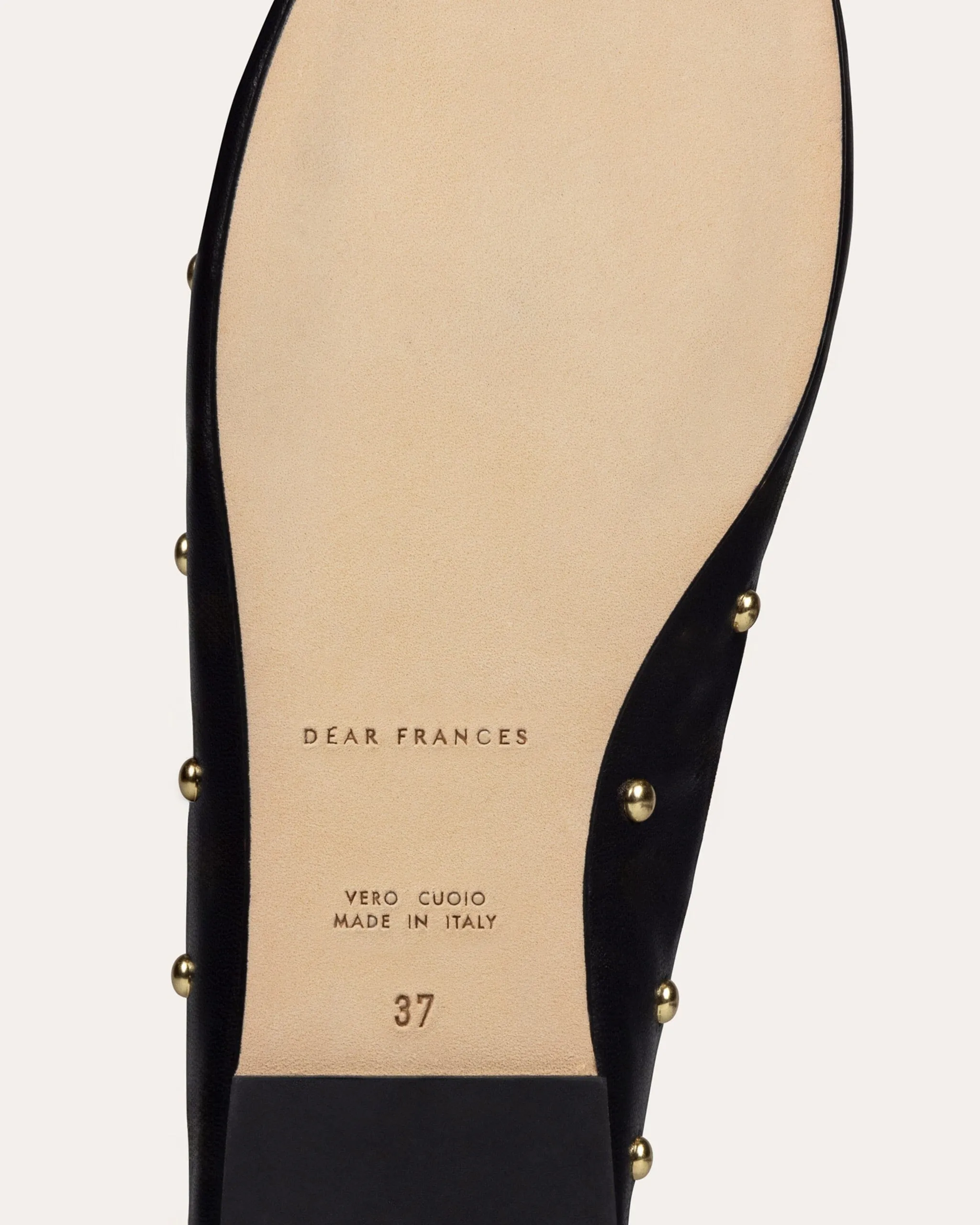 Balla Studs, Black Leather