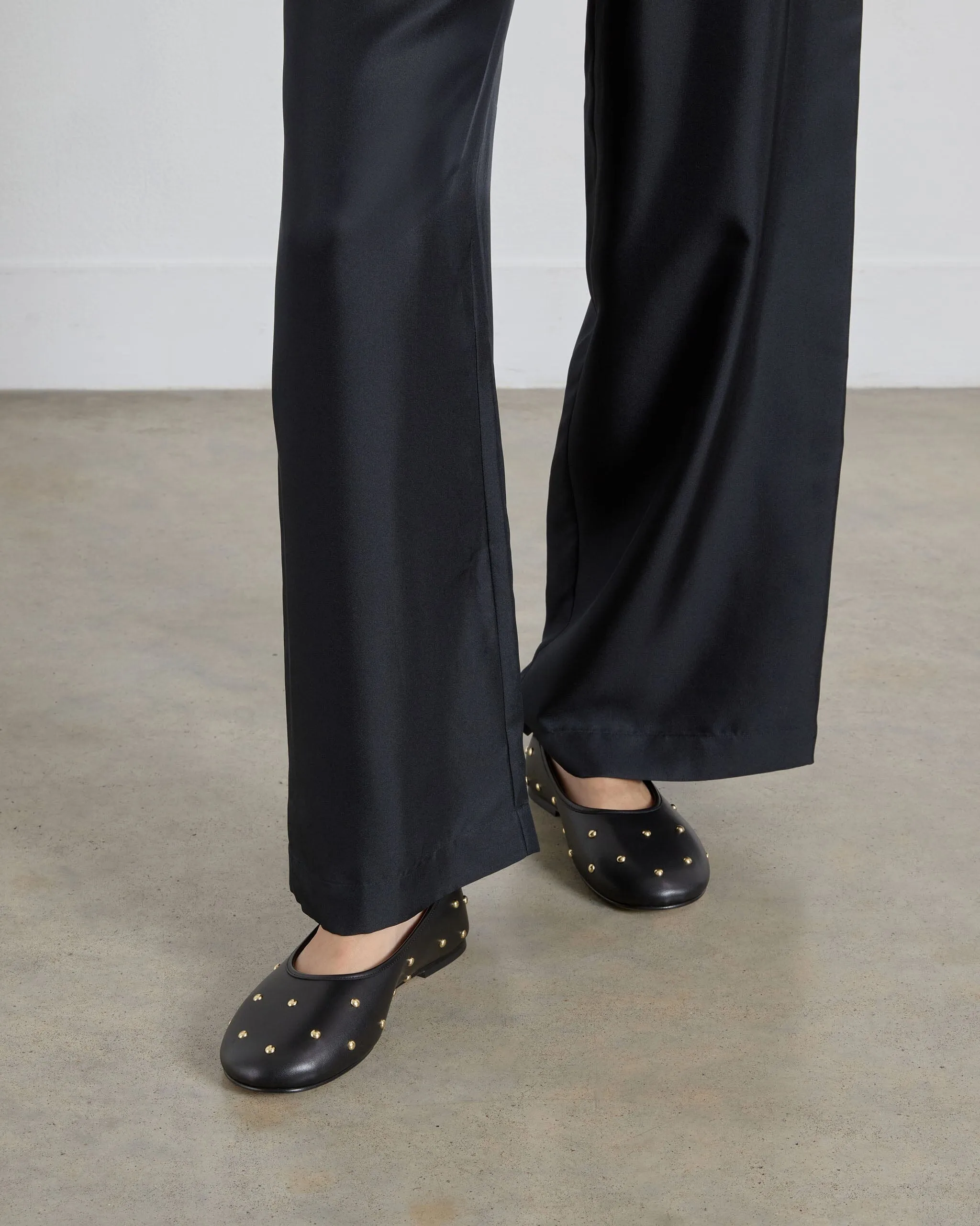 Balla Studs, Black Leather
