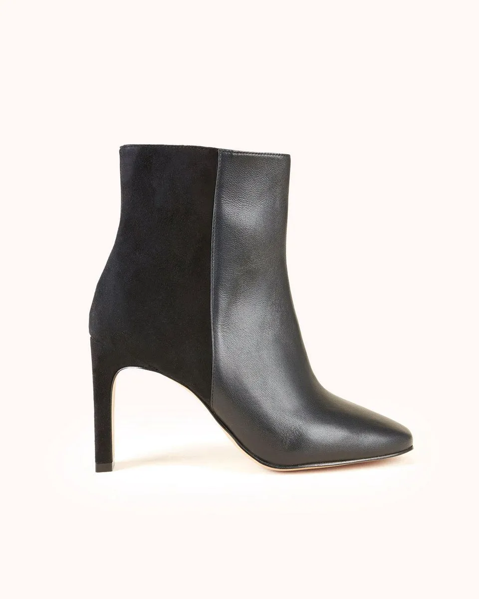 Bottines En Cuir Reena - Noir