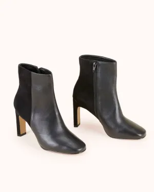 Bottines En Cuir Reena - Noir