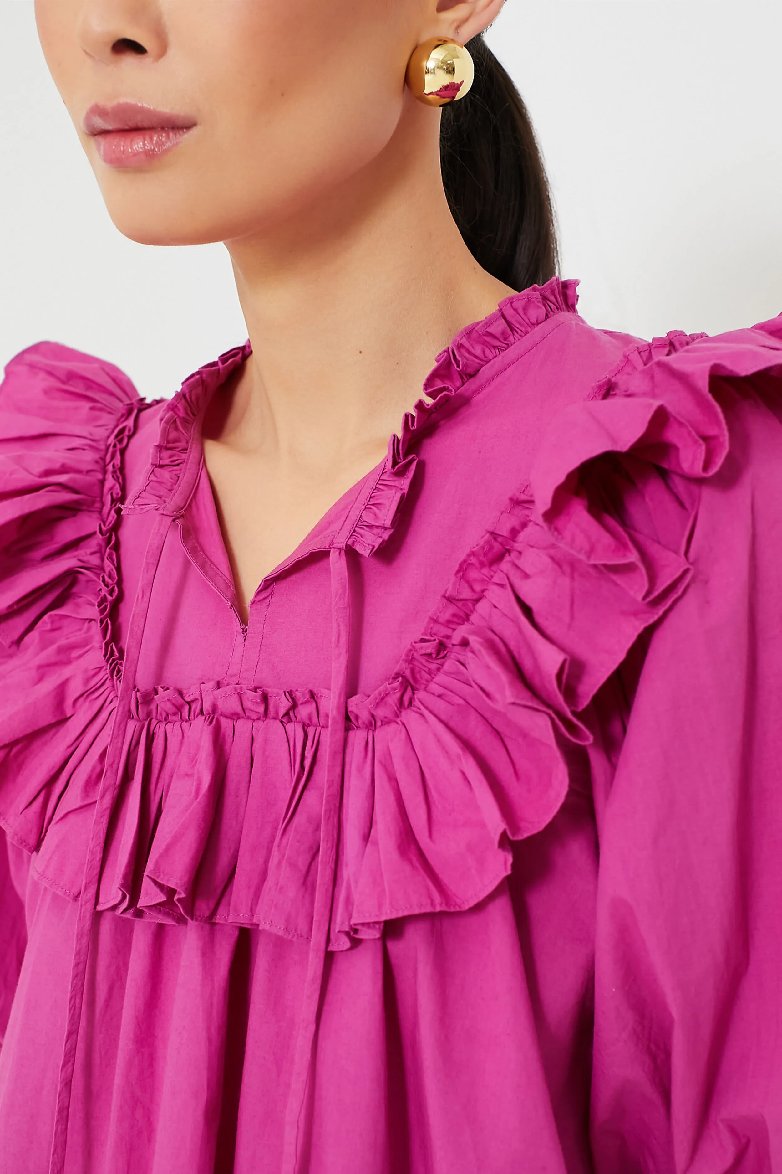 Bright Pink Janet Blouse