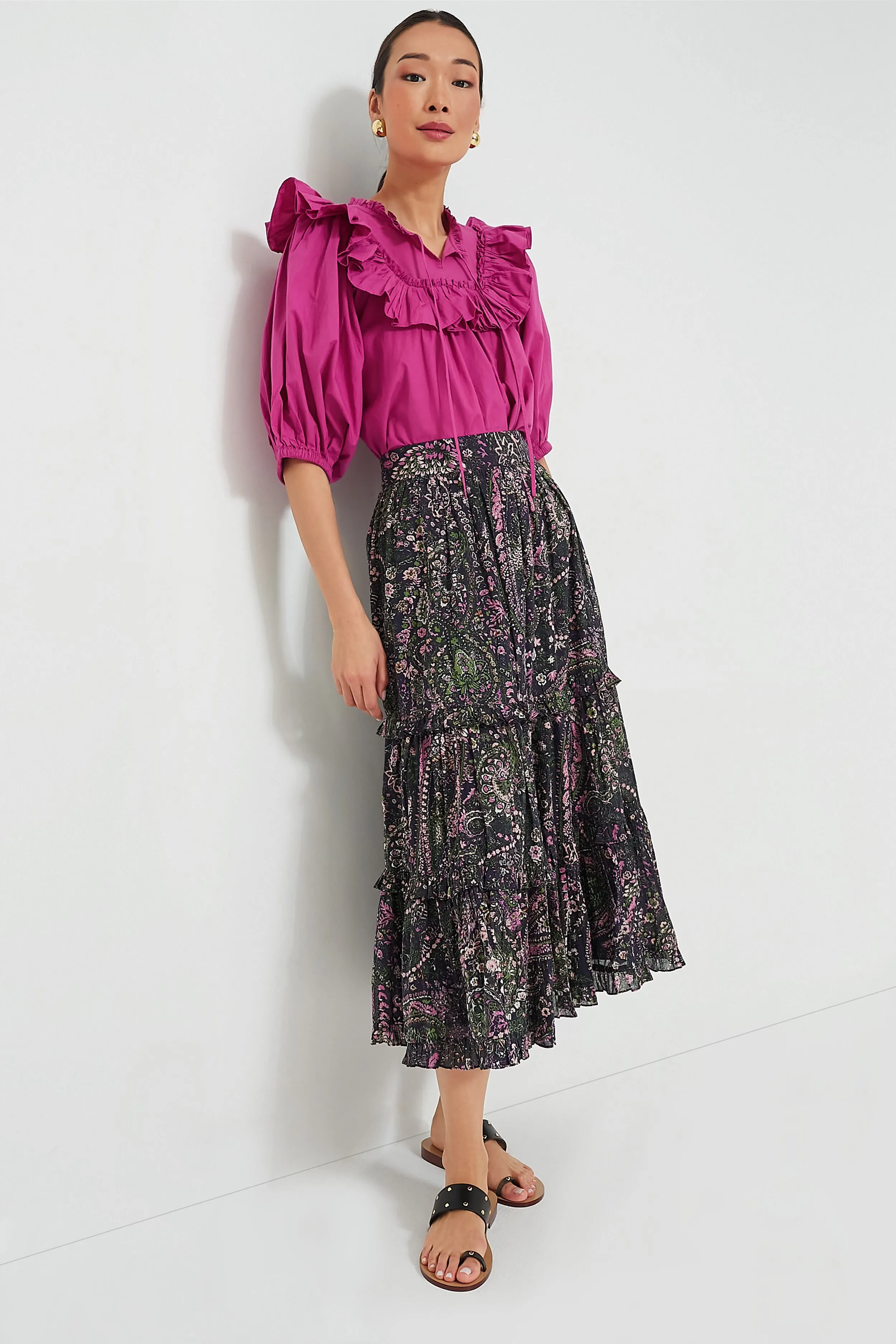 Bright Pink Janet Blouse