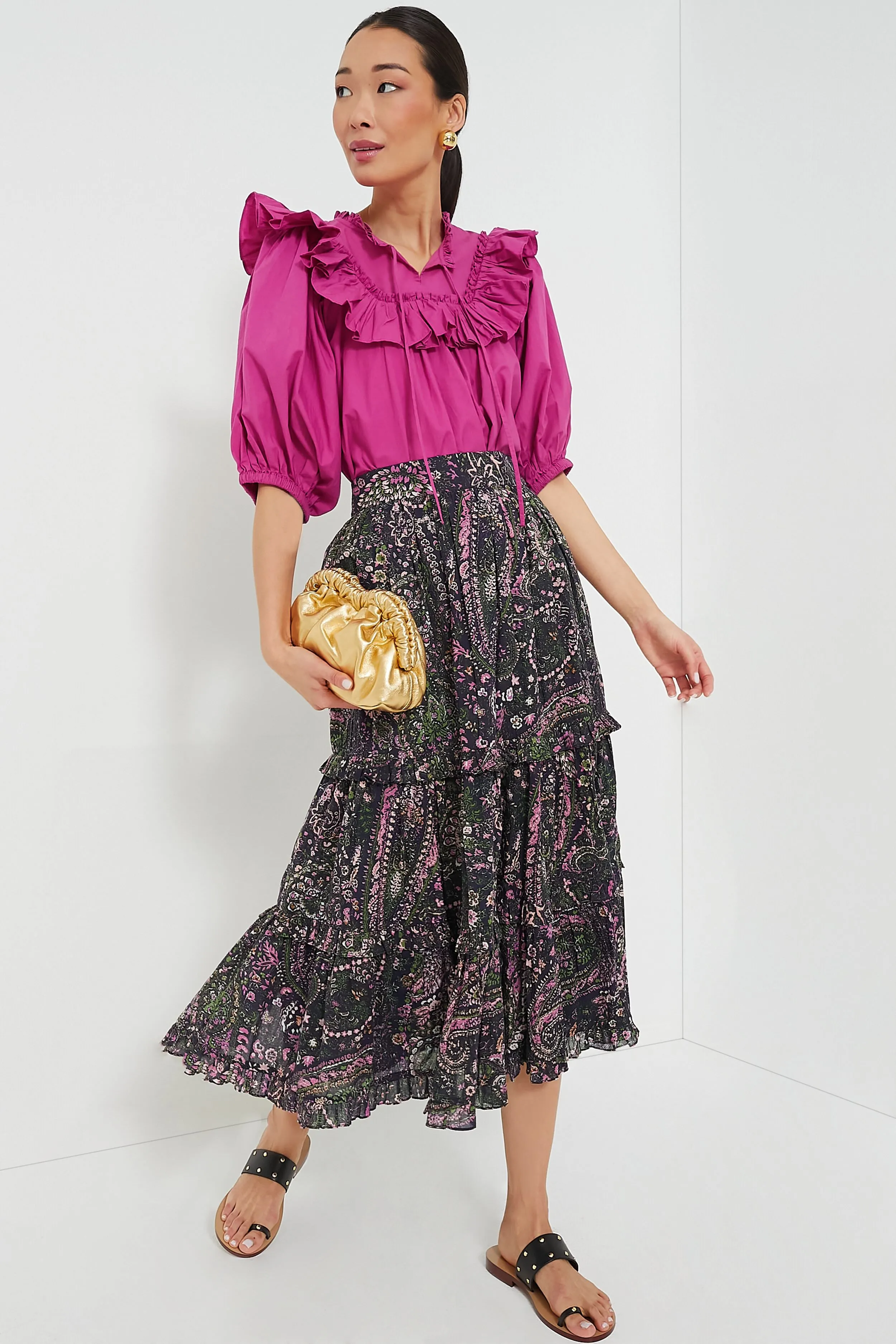 Bright Pink Janet Blouse