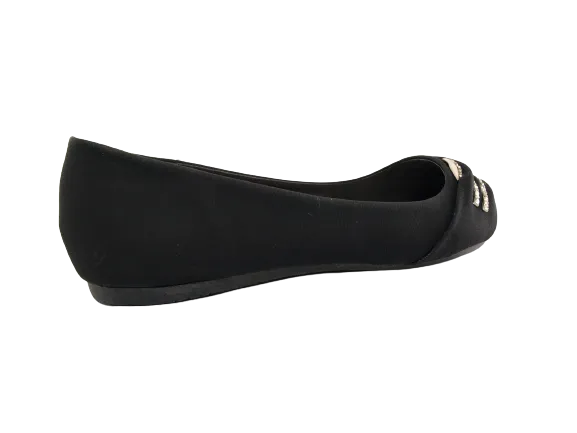Damen Slipper Ballerina Loafer Mokassins Slip On Flats Freizeit Black #  7885