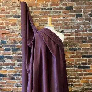 Eider Cotton Velvet in Aubergine