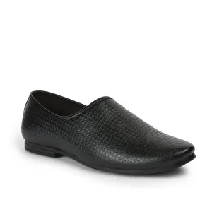 Fortune By Liberty Men VCL-47 Black Casual Non Lacing Shoes