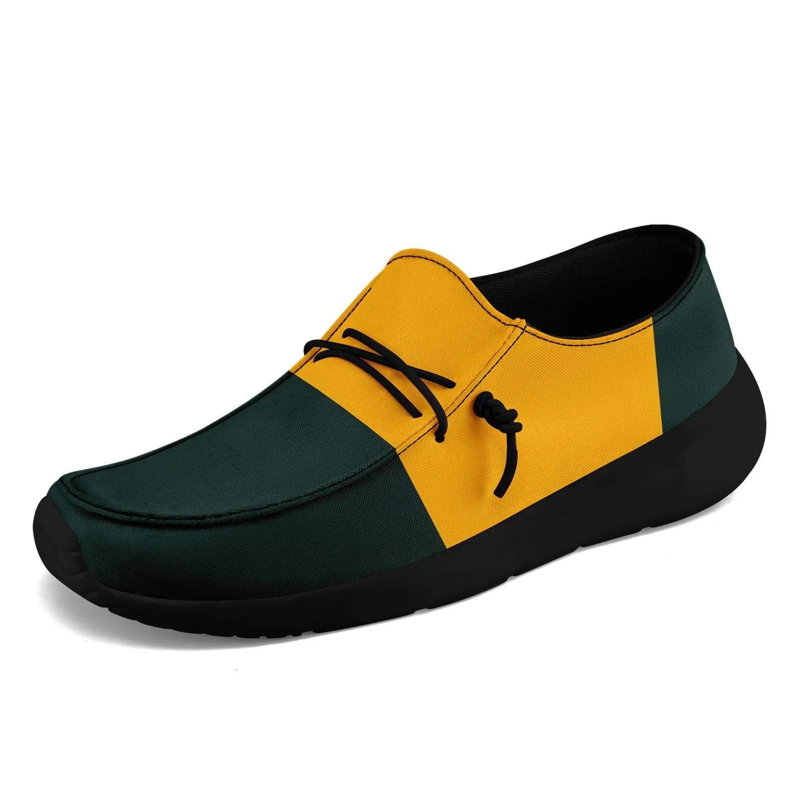 Gift Ideas,Custom Green Yellow Green Bay Jacket and Sports Shoes Combo Offer Personalized Combo ZH-D020294-13