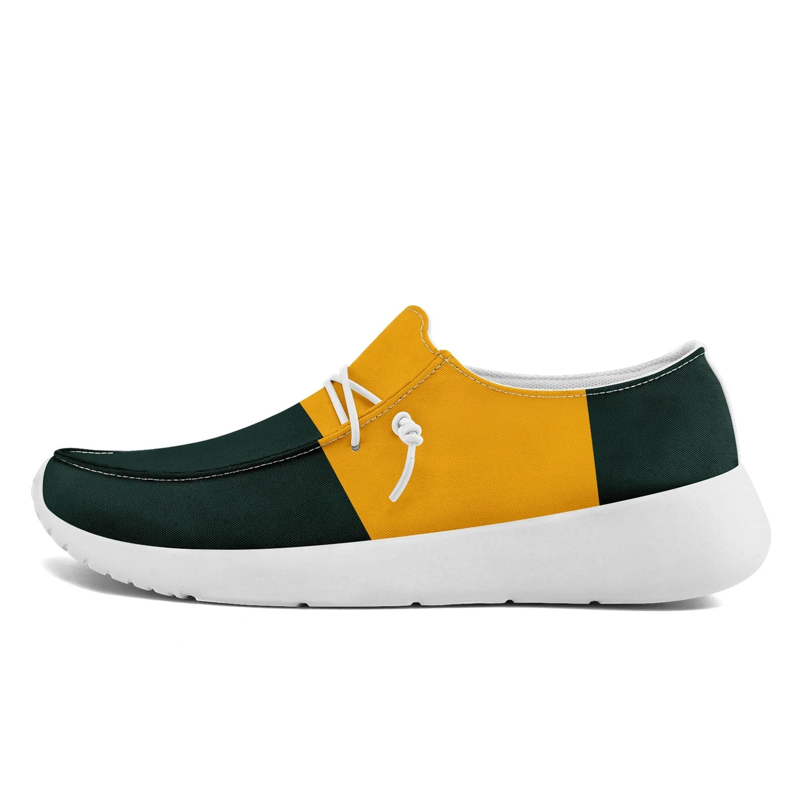 Gift Ideas,Custom Green Yellow Green Bay Jacket and Sports Shoes Combo Offer Personalized Combo ZH-D020294-13