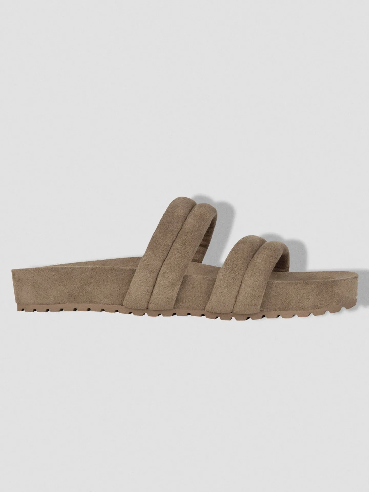 GILES QUILTED SLIDE 2.0 - CINDER