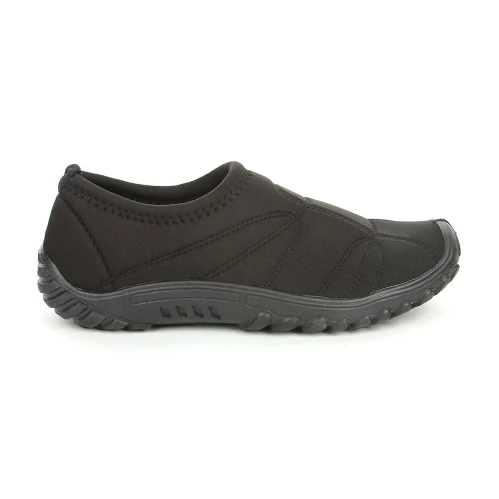 Gliders Black Casual Slip on Shoes For Men GOLF By Liberty