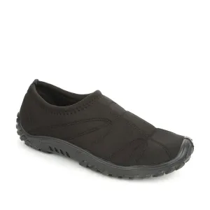Gliders Black Casual Slip on Shoes For Men GOLF By Liberty