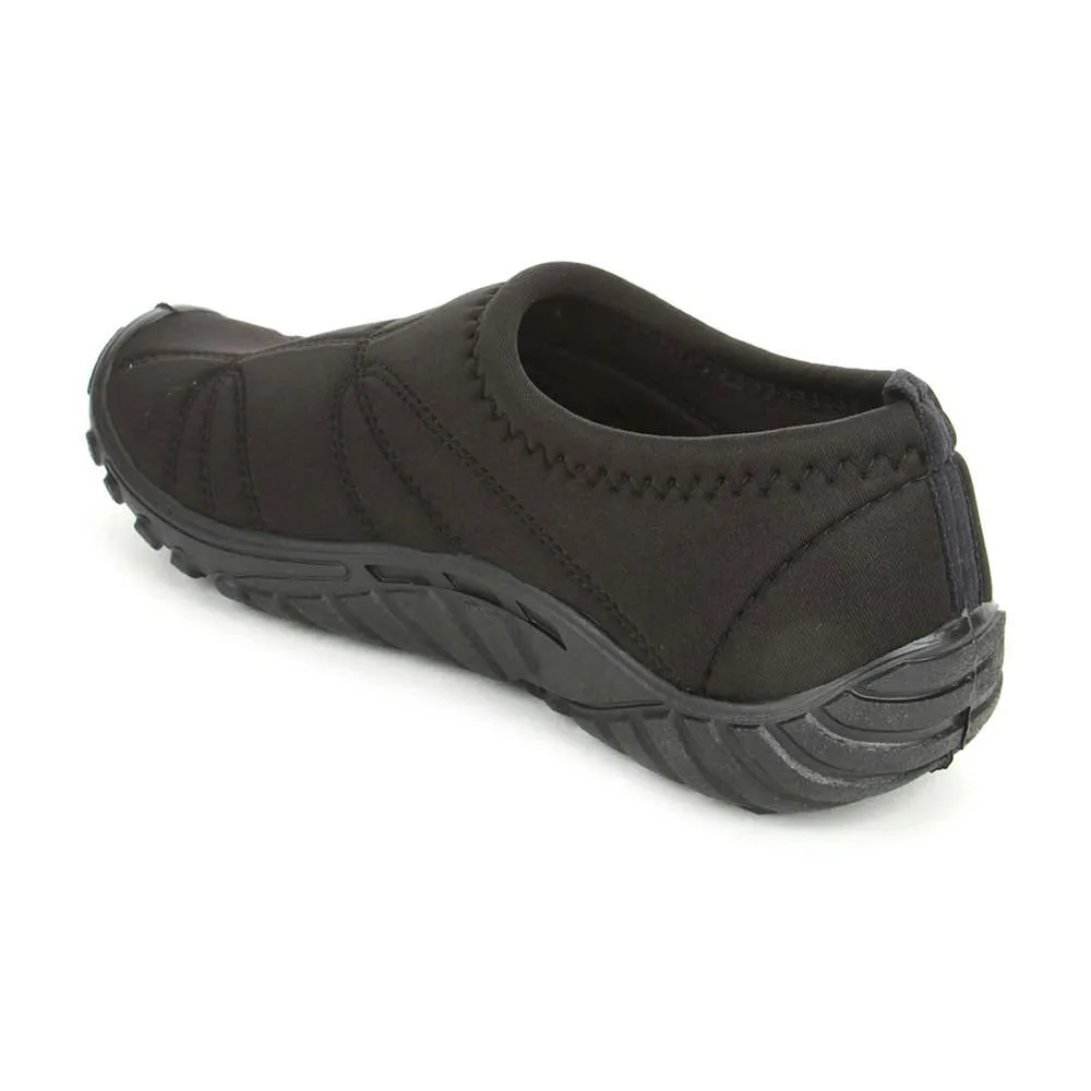 Gliders Black Casual Slip on Shoes For Men GOLF By Liberty