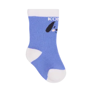 Kombi Socks Animal Family - Infant - Silky Blue