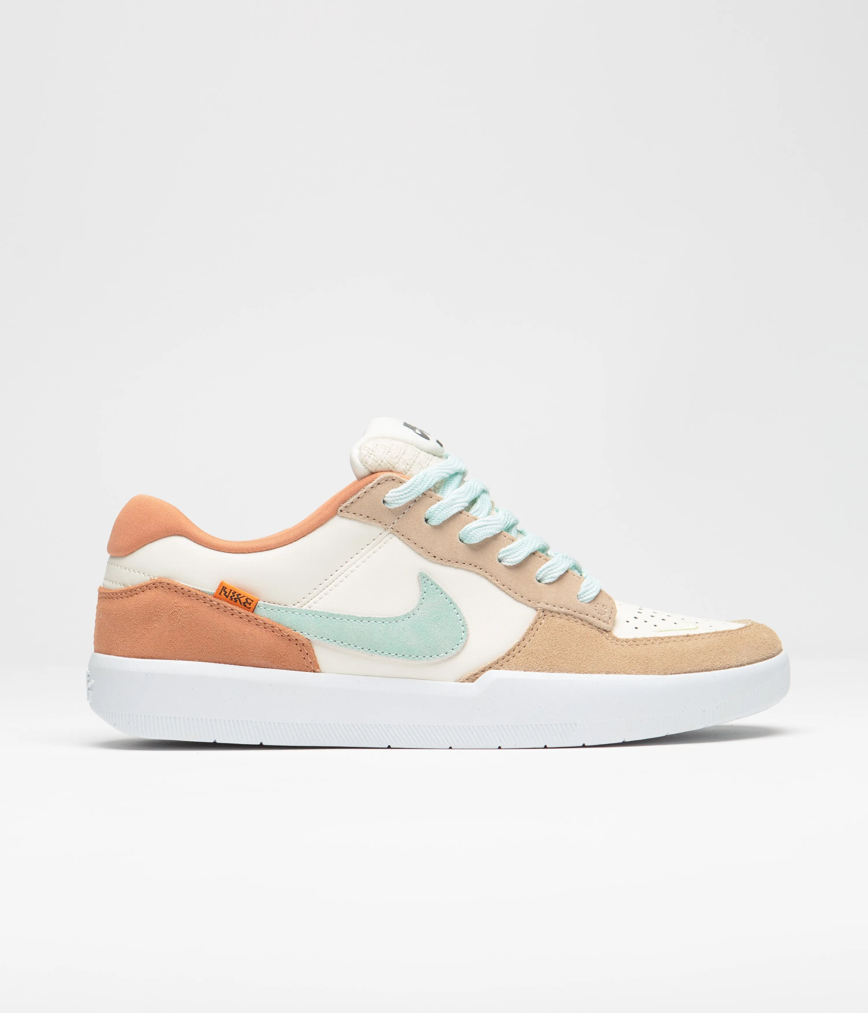 Nike SB Force 58 Shoes - Pale Ivory / Jade Ice - White - Hemp