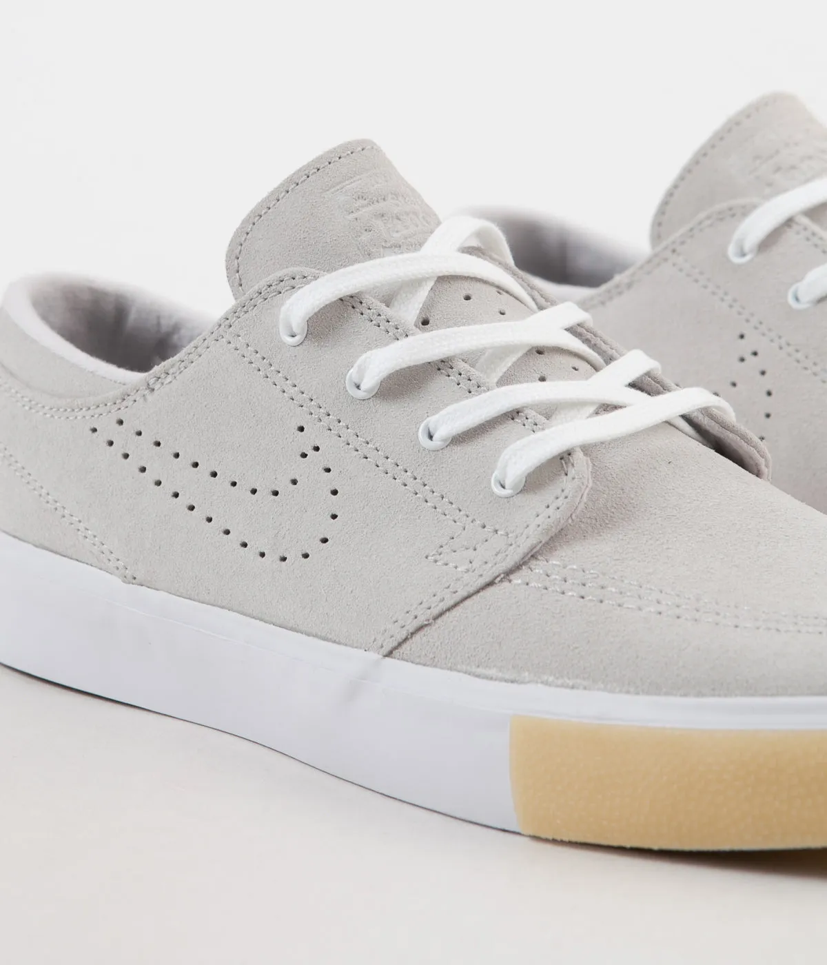 Nike SB Janoski Remastered Shoes - White / White - Vast Grey - Gum Yellow
