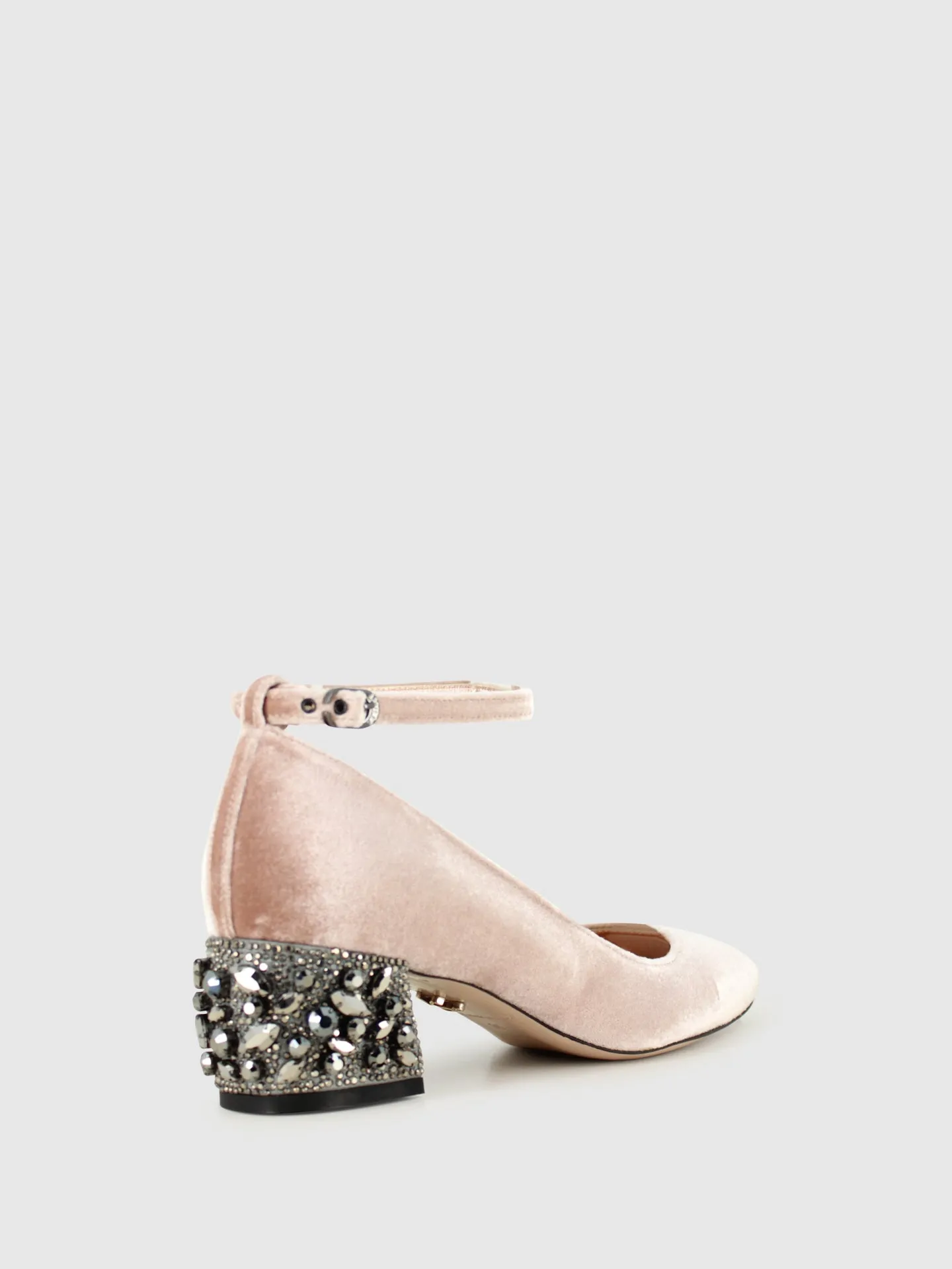 Pink Ankle Strap Shoes