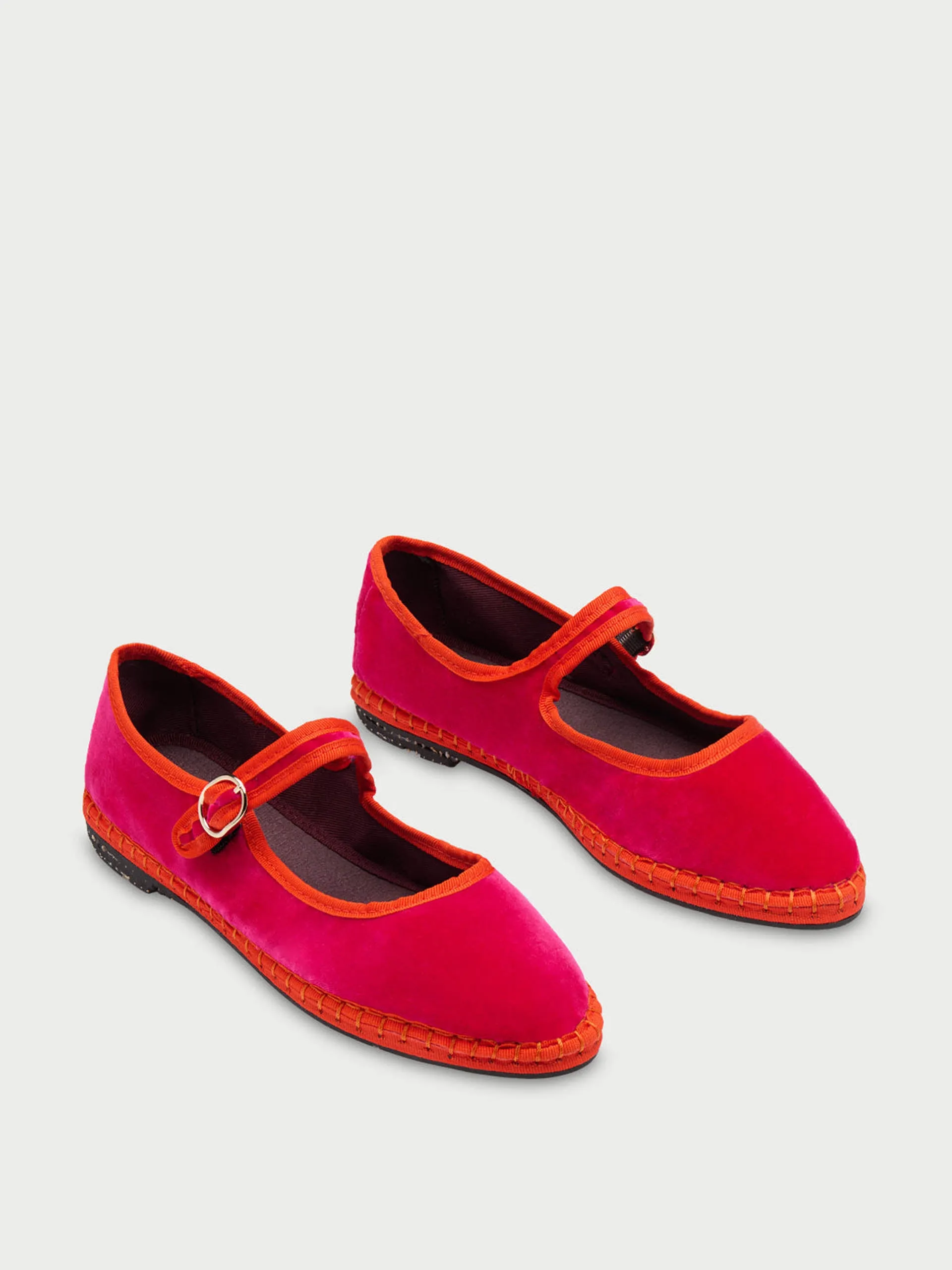 Pink Nana Mary Jane flats