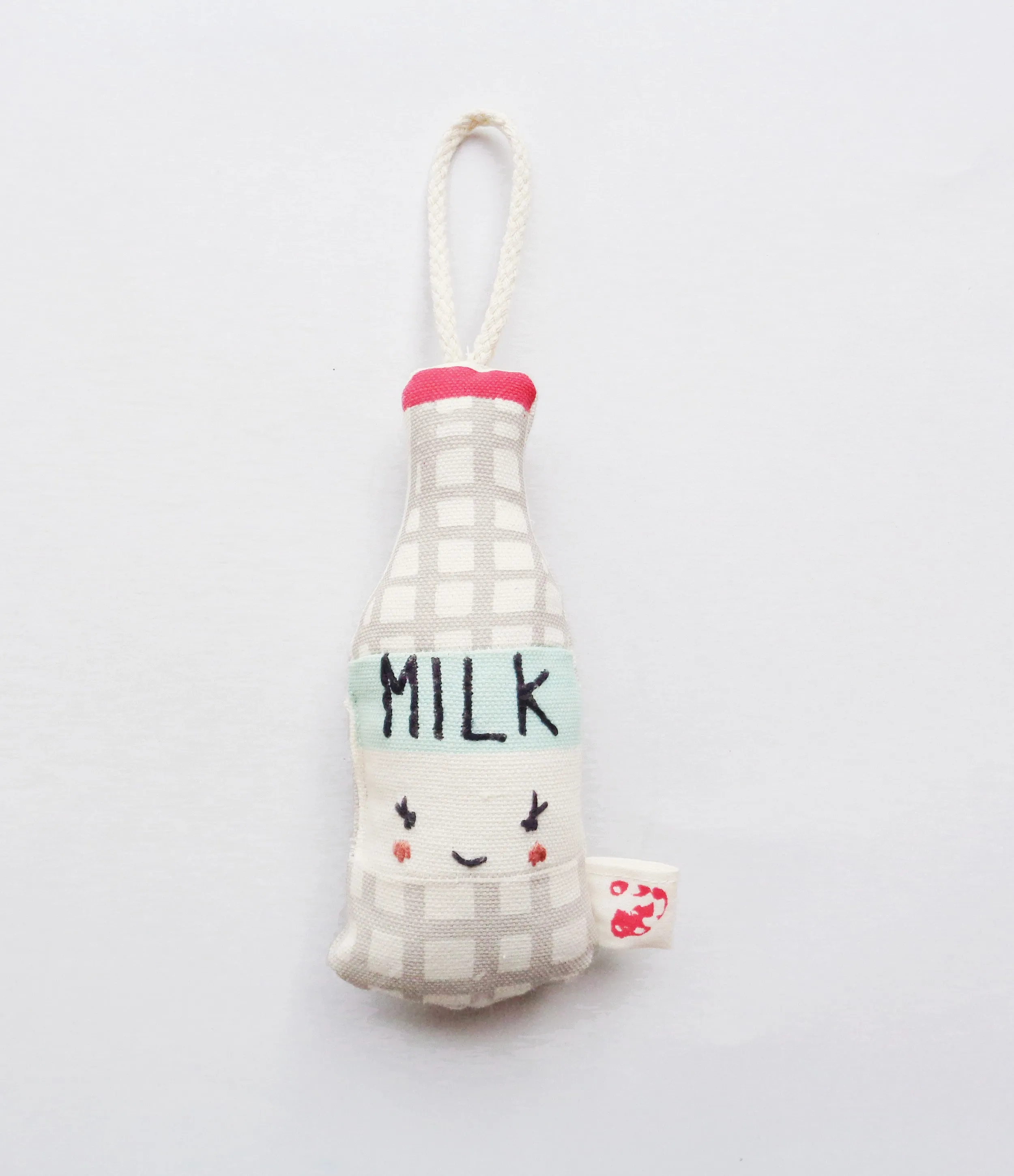 Rattle toy set -  pretzel and milk bottle