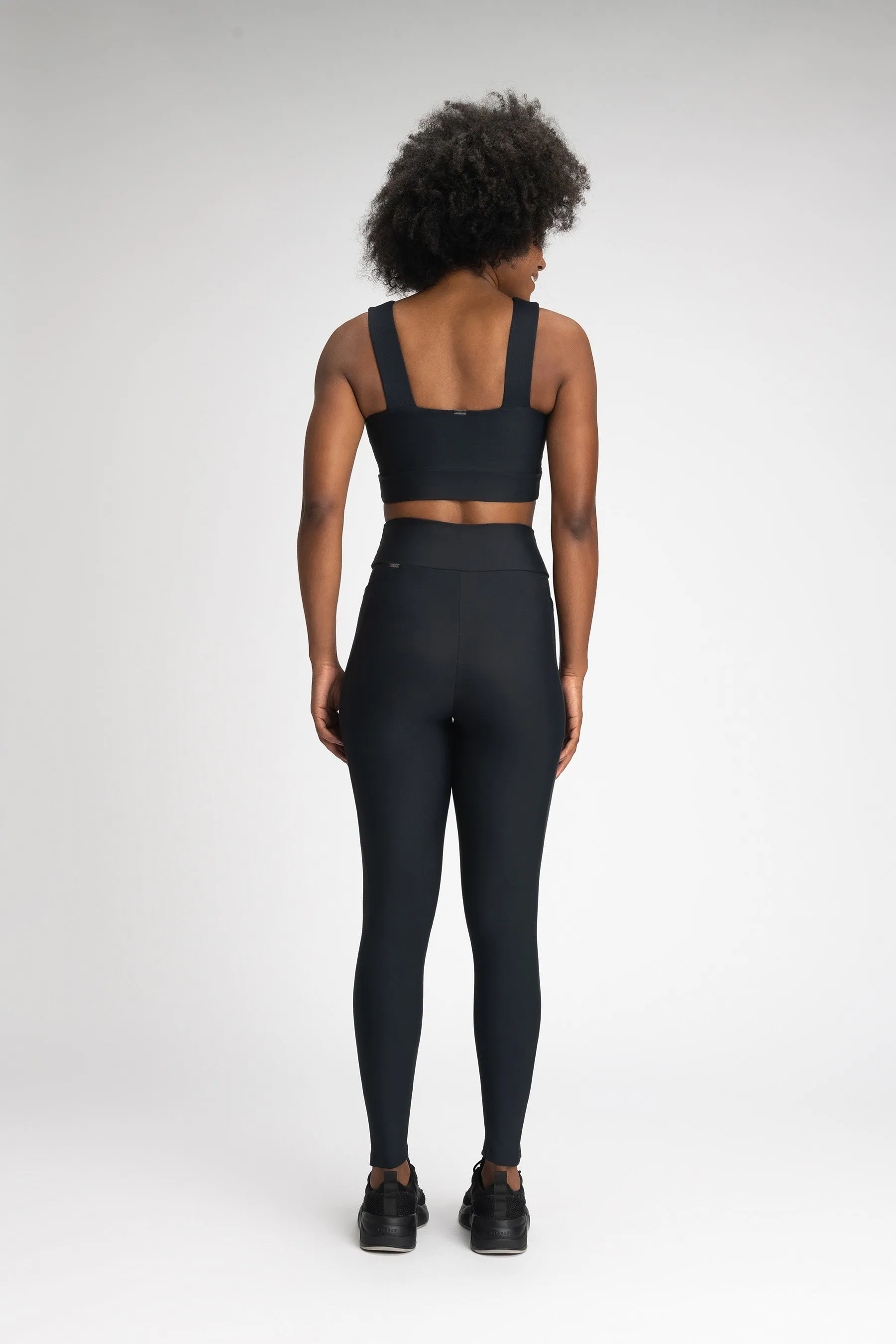 Rib Block Sports Bra