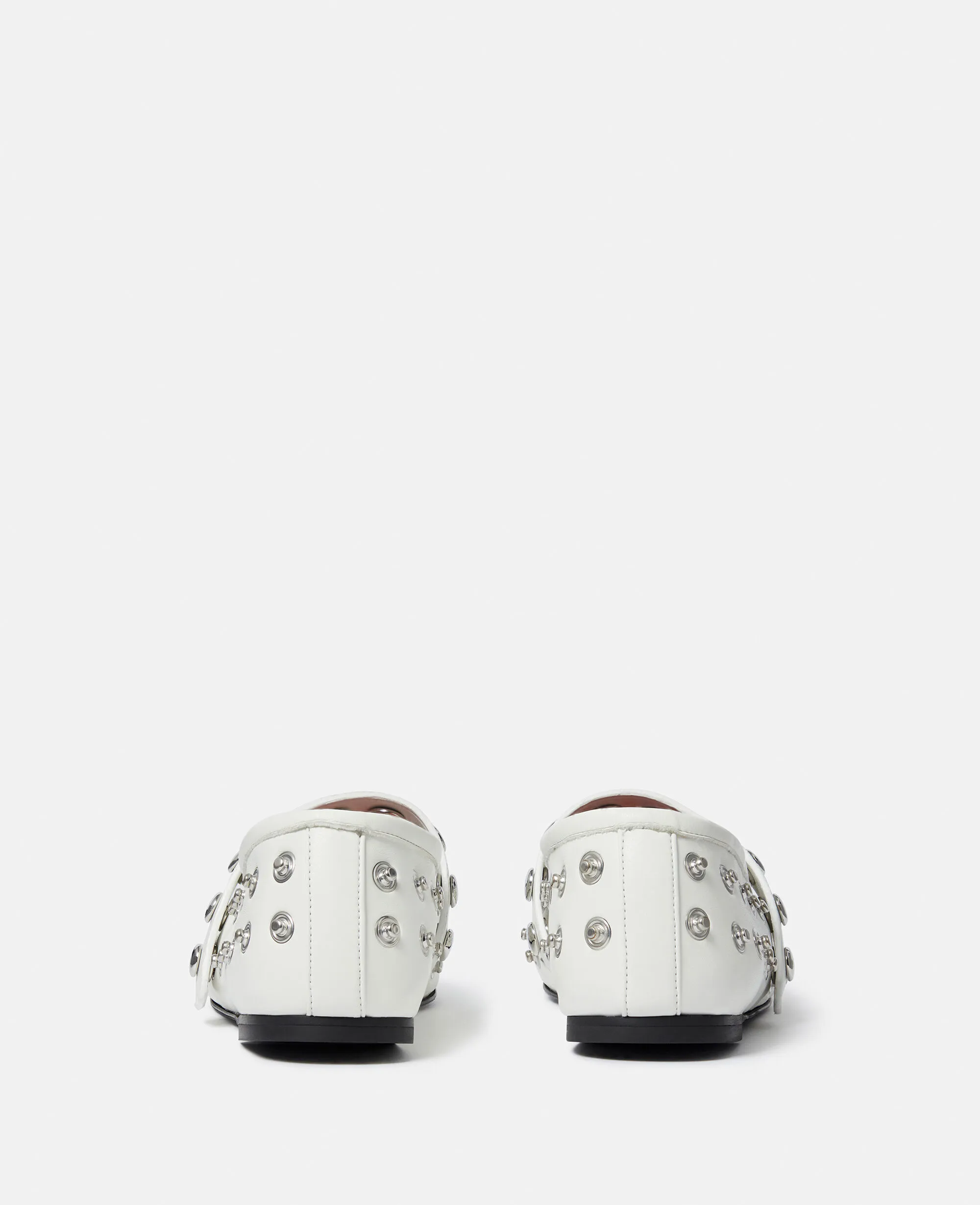 Ryder Popper-Studded Ballet Flats