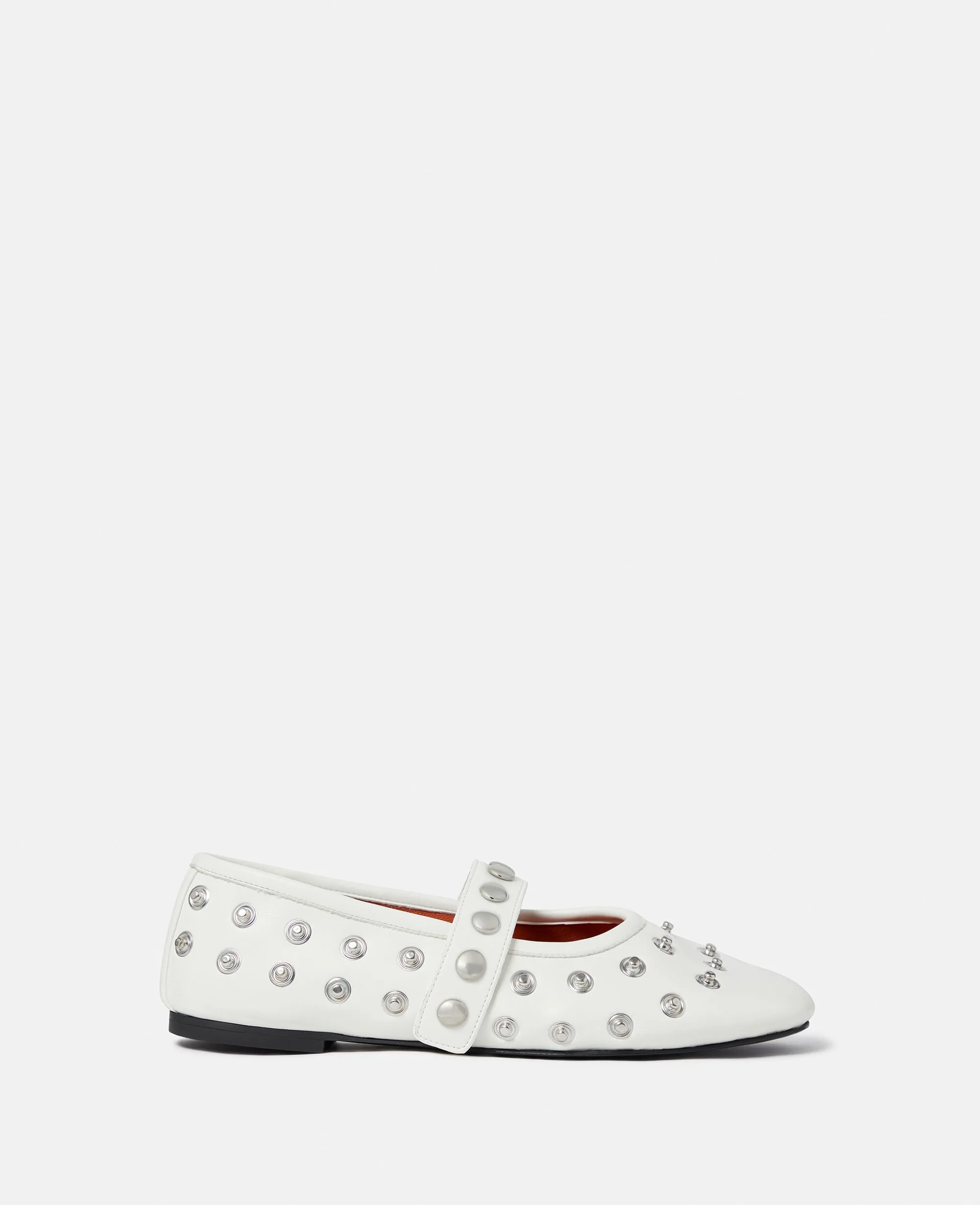 Ryder Popper-Studded Ballet Flats