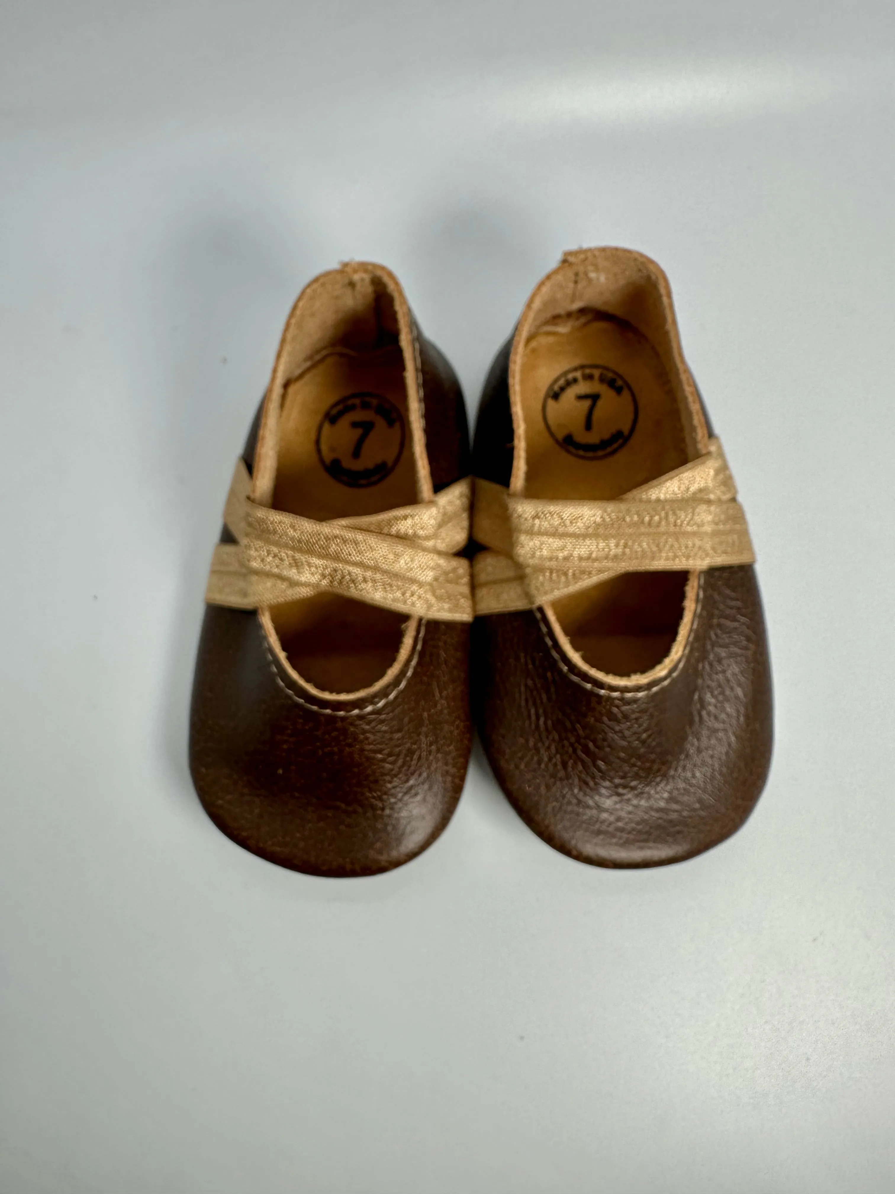 Seasoned Hickory Ballet Flats