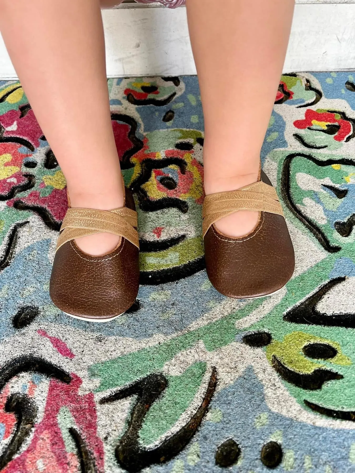 Seasoned Hickory Ballet Flats