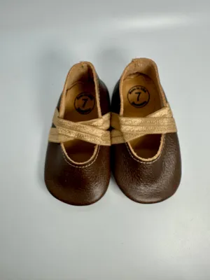 Seasoned Hickory Ballet Flats