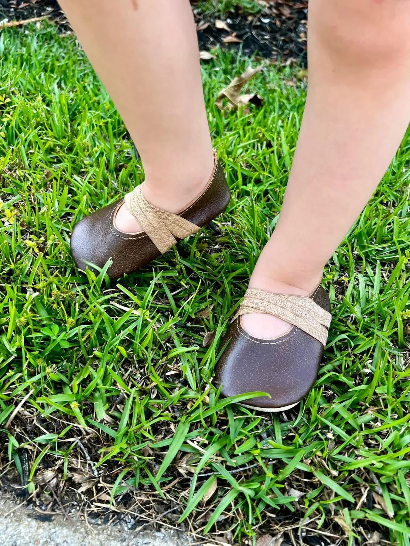 Seasoned Hickory Ballet Flats