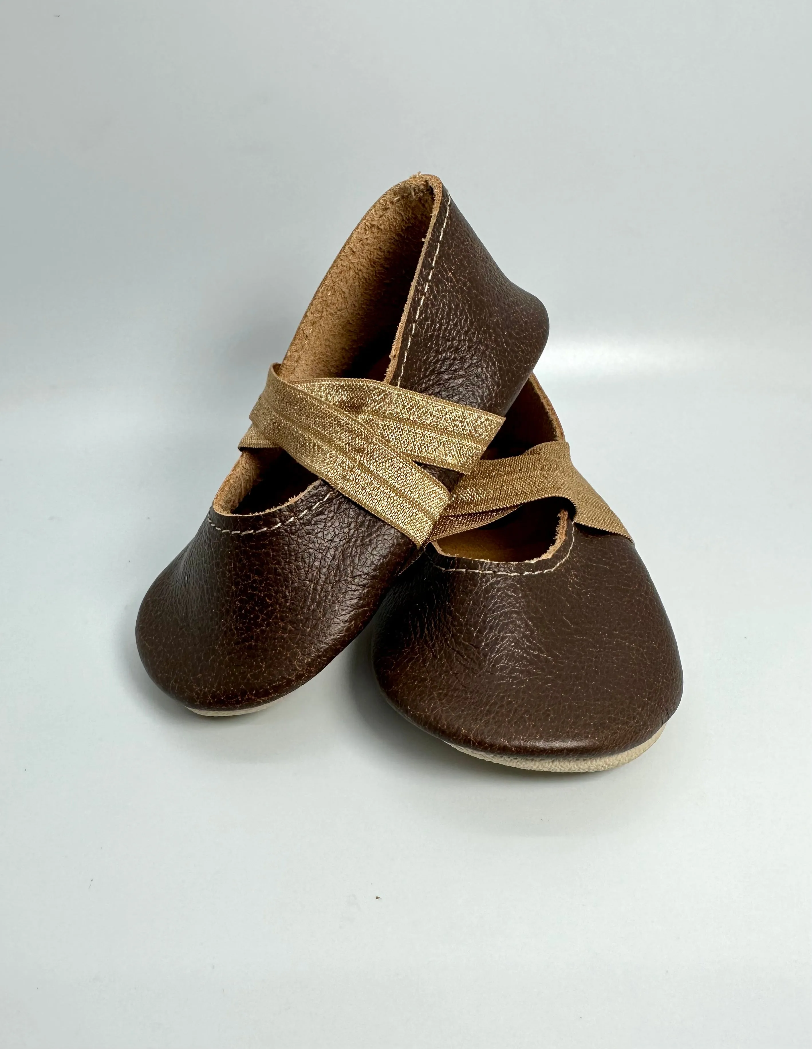 Seasoned Hickory Ballet Flats