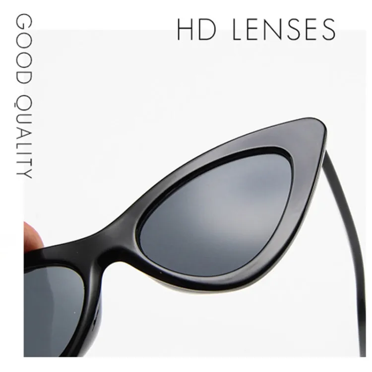 Sexy Ladies Cat Eye Sunglasses Women Vintage Sun Glasses(Brown)