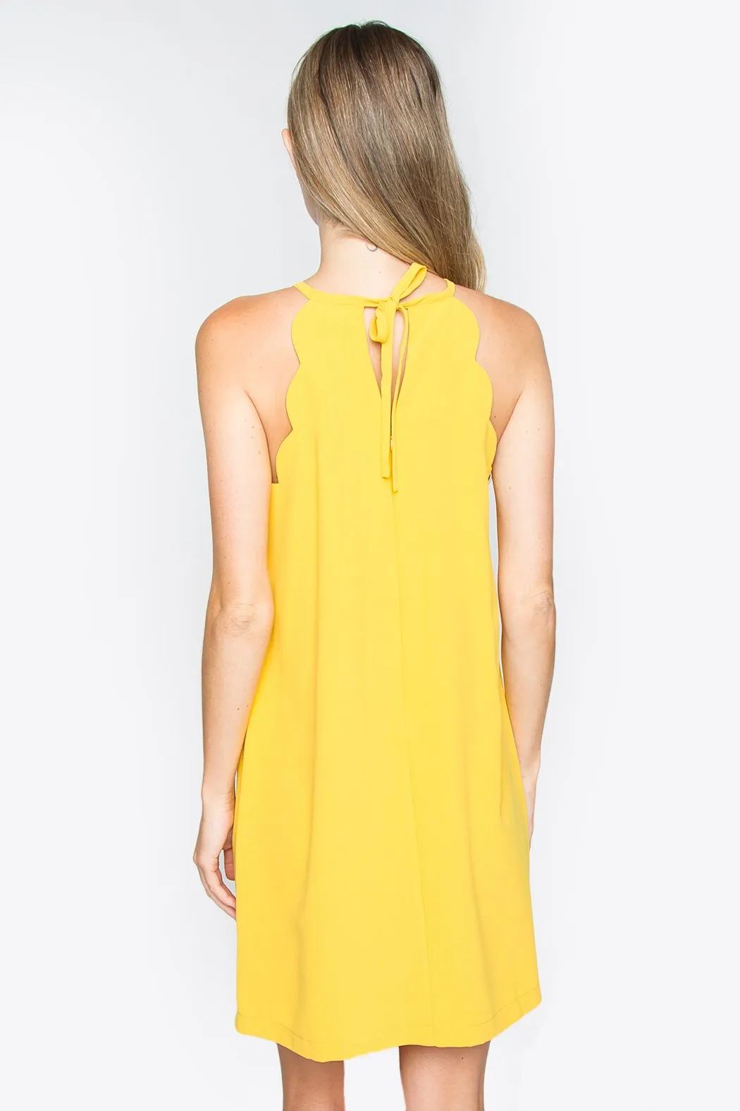 Sunflower Scallop Detail Dress