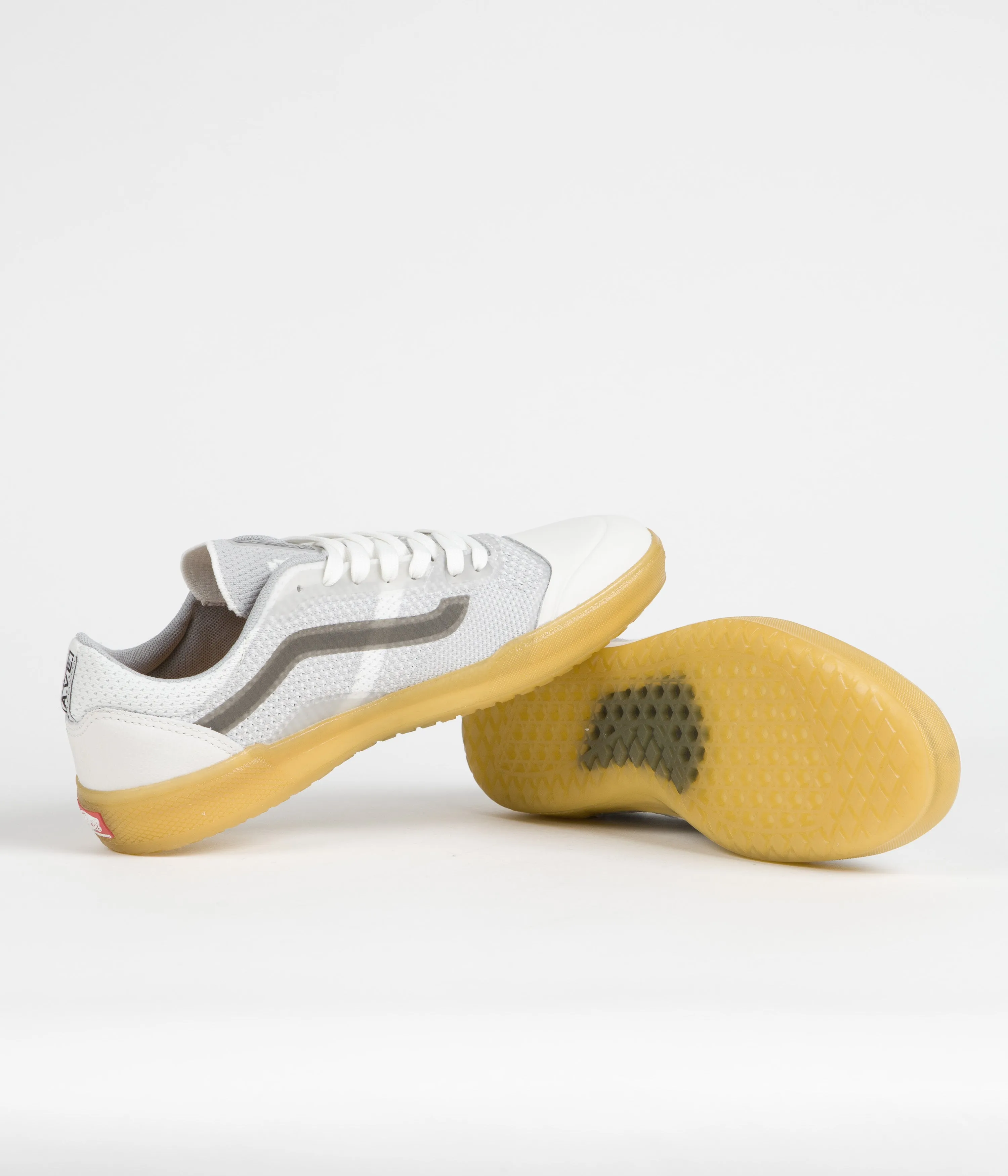 Vans AVE Knit Shoes - White / Gum