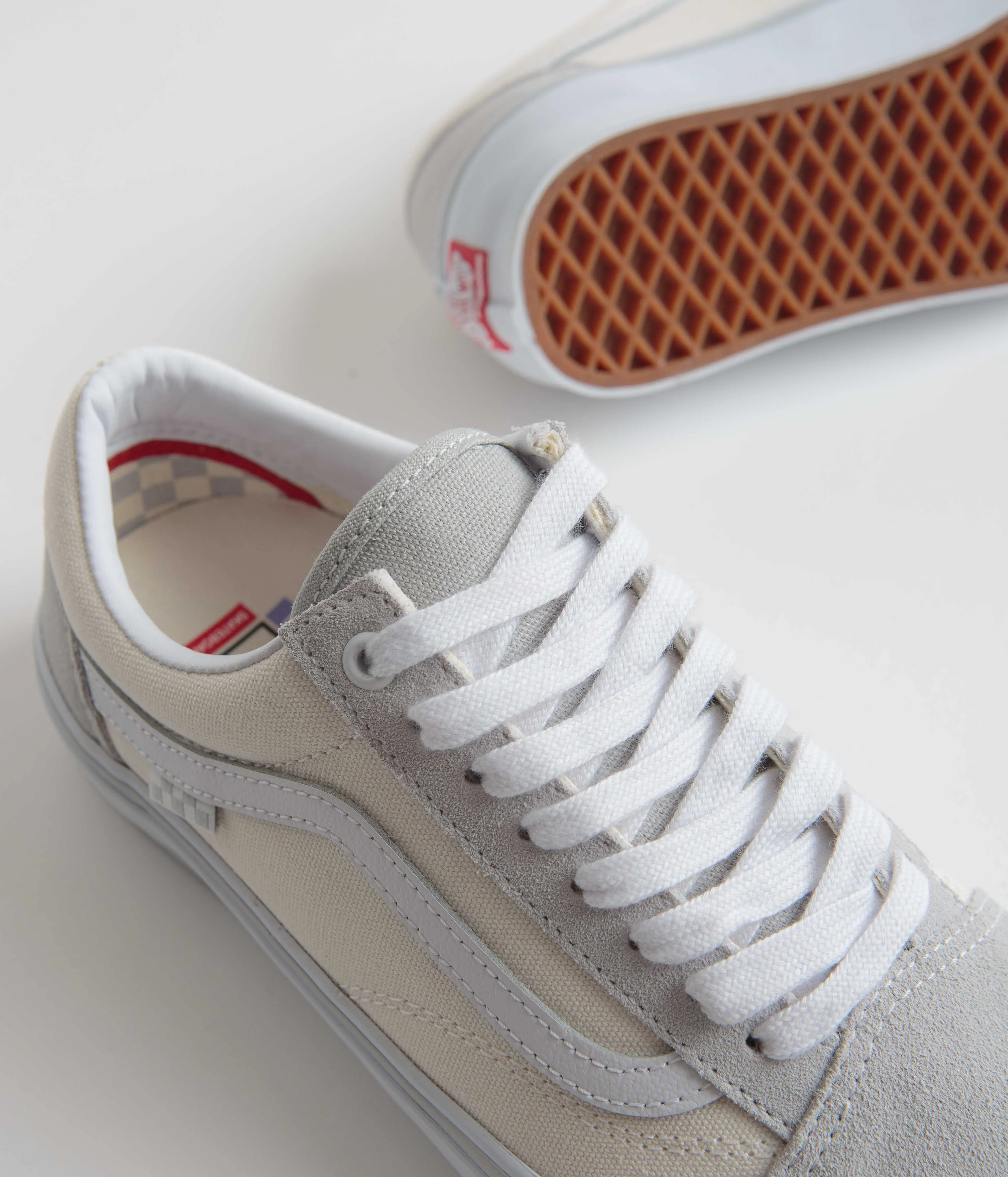 Vans Old Skool Shoes - Light Grey / White