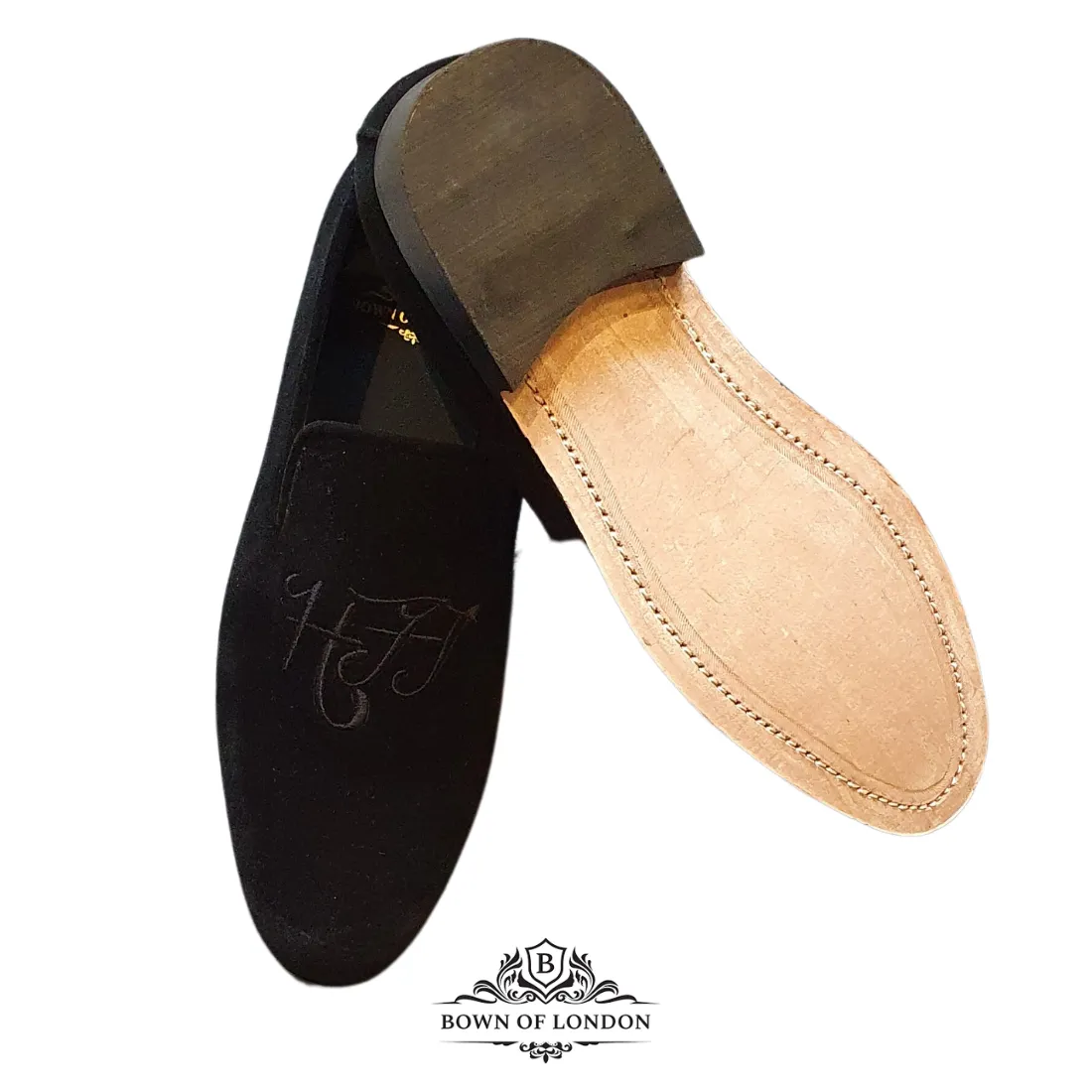 Velvet Loafer/Slipper Shoe Shot Through The Heart