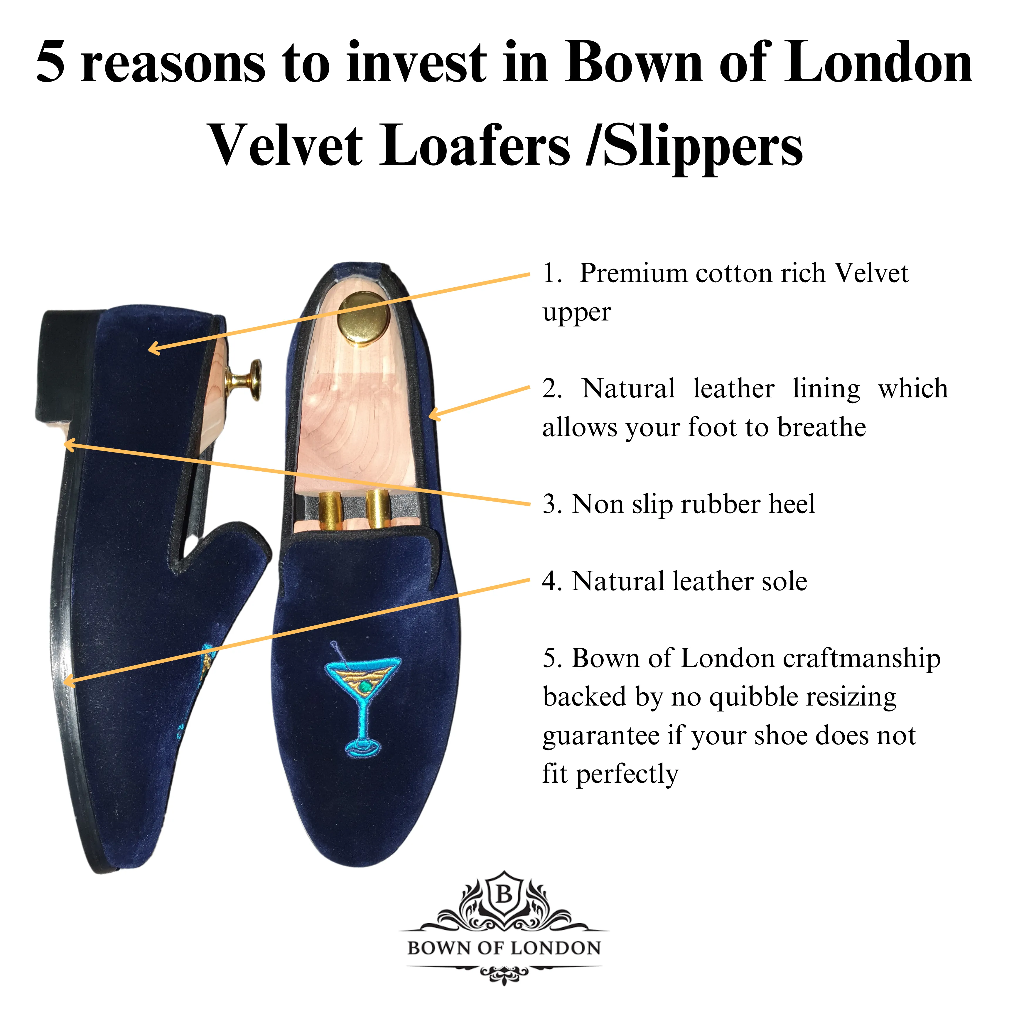 Velvet Loafer/Slipper Shoe Shot Through The Heart