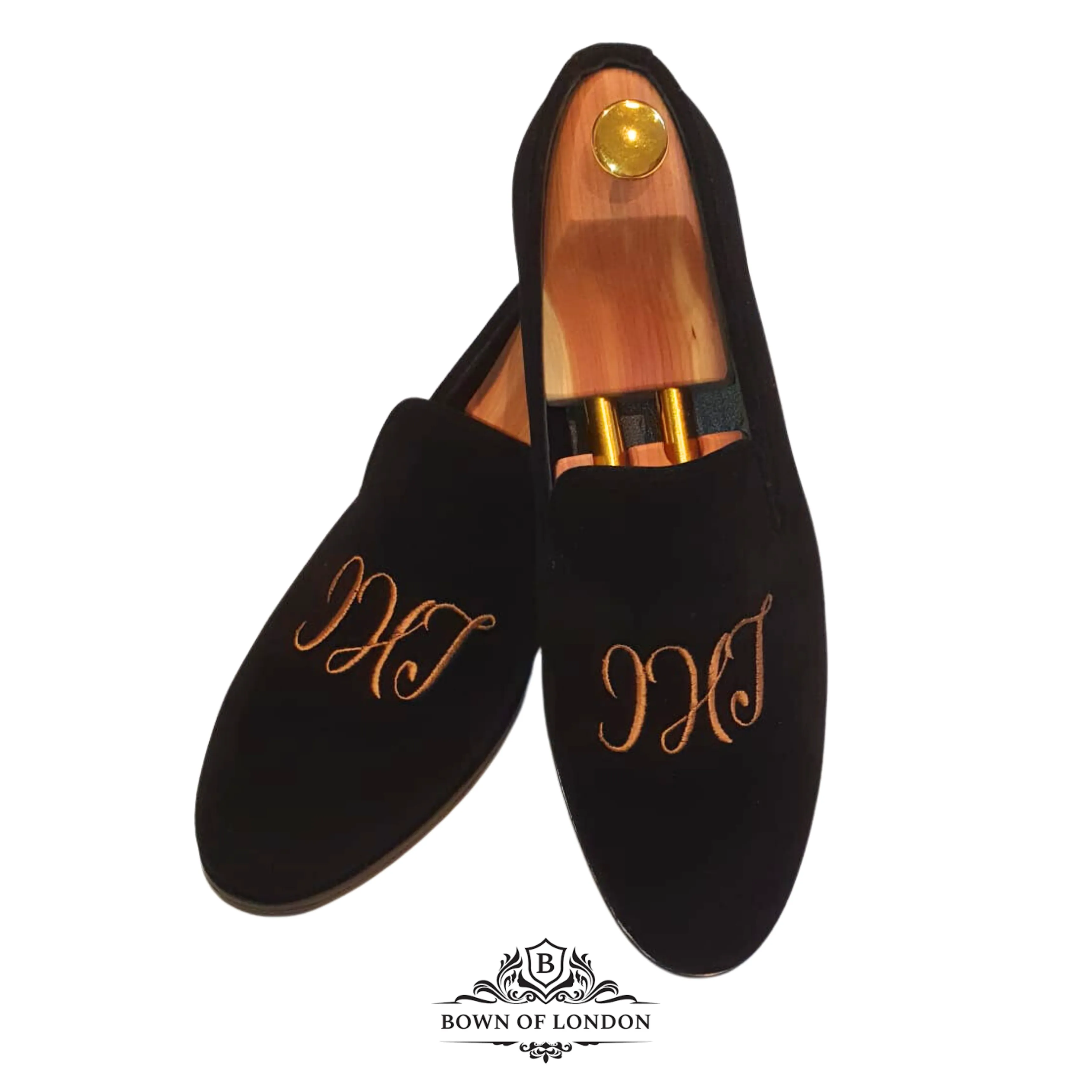 Velvet Loafer/Slipper Shoe Shot Through The Heart
