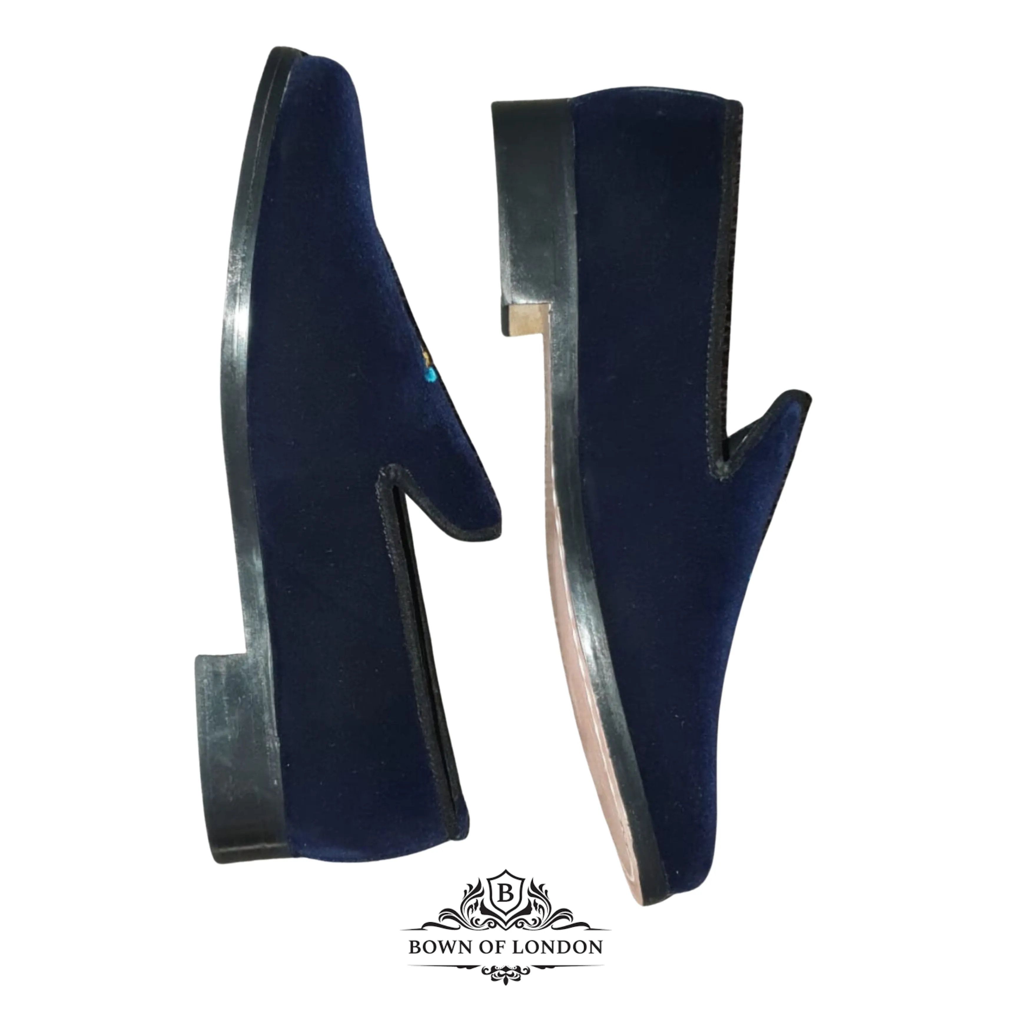 Velvet Loafer/Slipper Shoe Shot Through The Heart