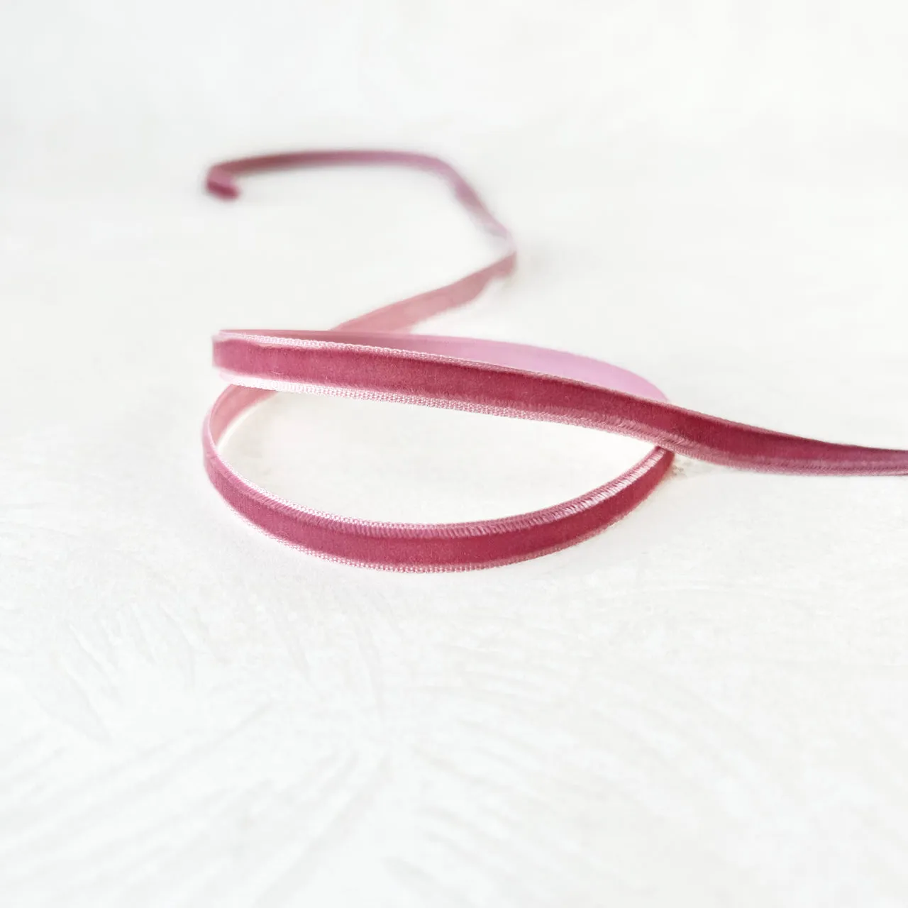 Velvet Ribbon 1/4" - Multiple Colorways