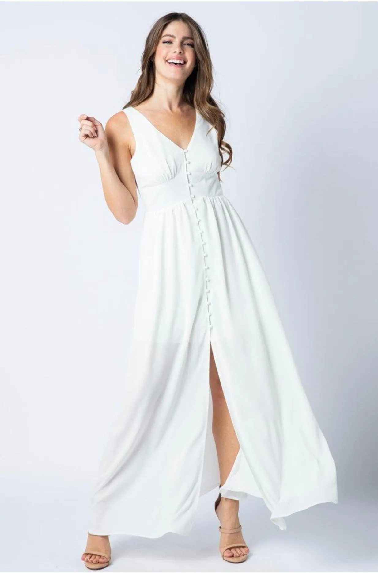 Vestido Maxi blanco