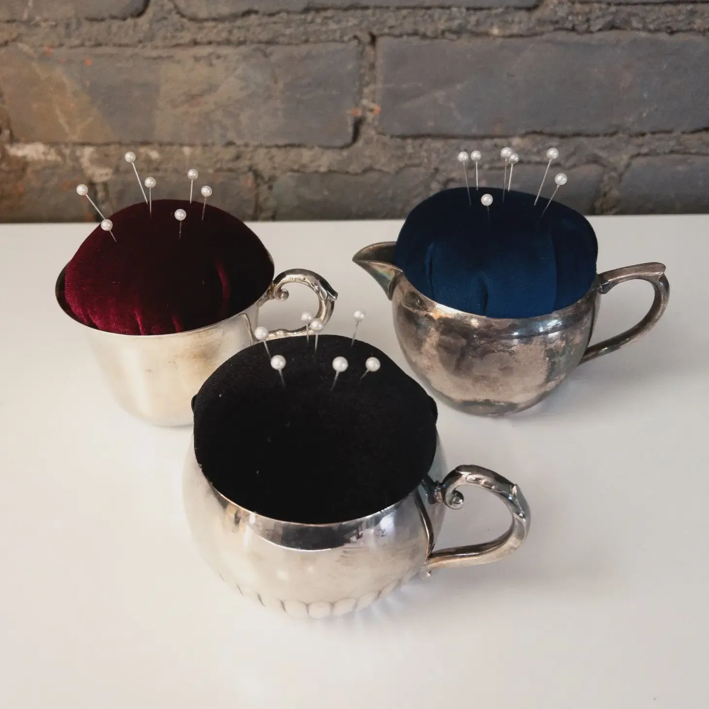 Vintage Velvet Pincushion