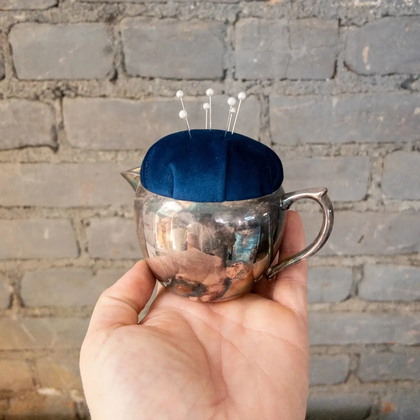 Vintage Velvet Pincushion