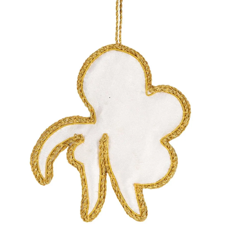 Vixen & Velvet Gumnut Flower Sequin Hanging Tree Decoration