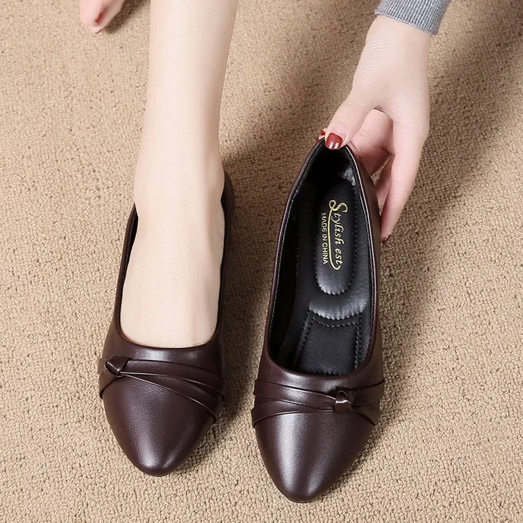 Womens Low Heel Flat Shoes