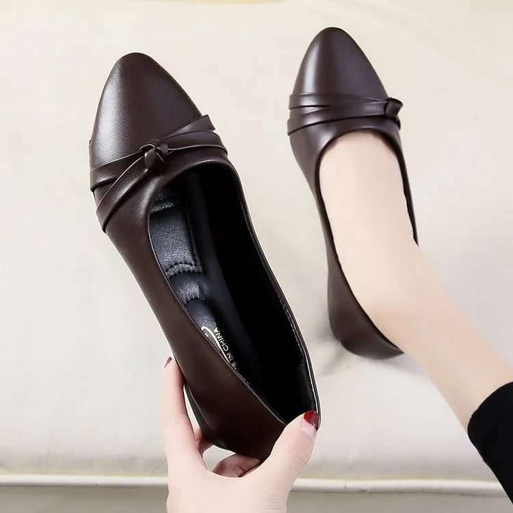 Womens Low Heel Flat Shoes